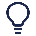 Lightbulb Minimalistic SVG Icon